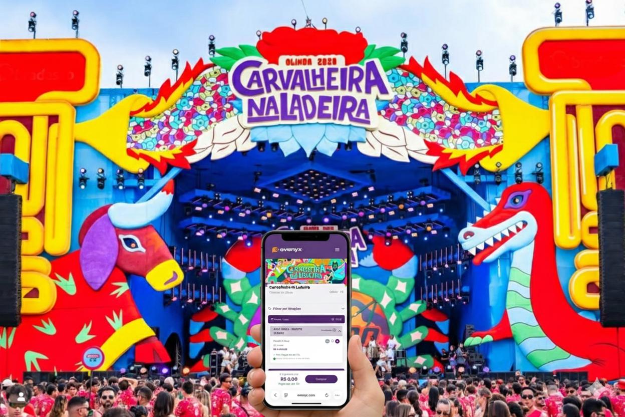 Como comprar ingresso Carvalheira na Ladeira 2027 em até 11x sem juros